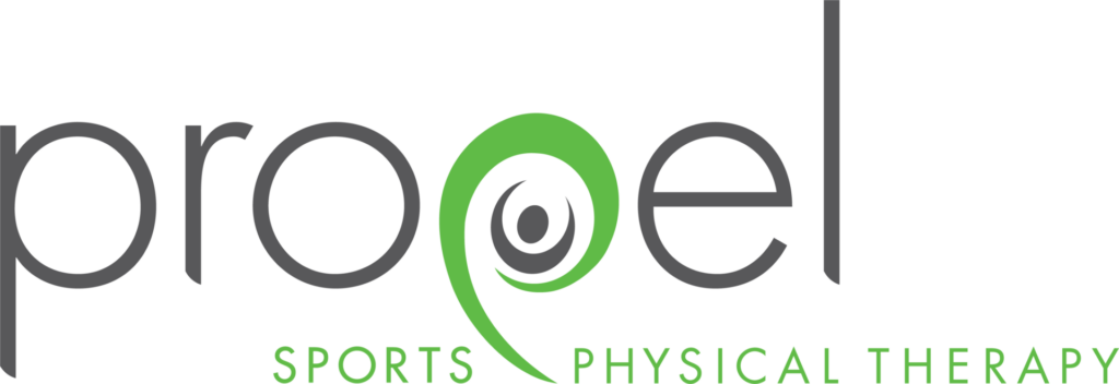 propel pt logo charcoal green
